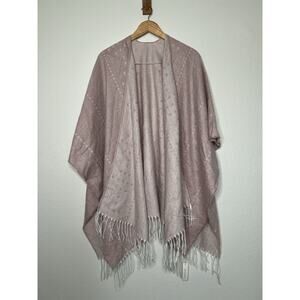 NWT Gentle Fawn Light Pink Shawl Size M/L